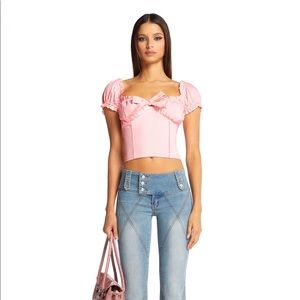 i.am.gia naomi top in pink (size small)